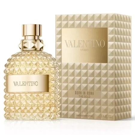 VALENTINO UOMO - BORN IN ROMA THE GOLD FOR MEN EDT 100MLفالنتينو أومو - بورن إن روما ذا جولد للرجال، ماء تواليت 100 مل
